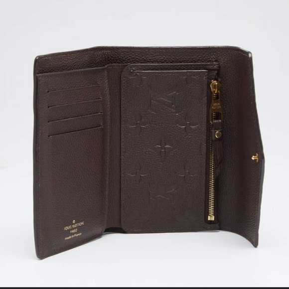 Louis Vuitton Terre Monogram Empreinte Leather Curieuse Wallet - Picture 15 of 16